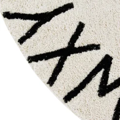 ABC Round Washable Rug