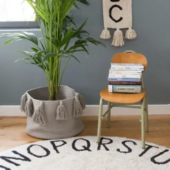 ABC Round Washable Rug