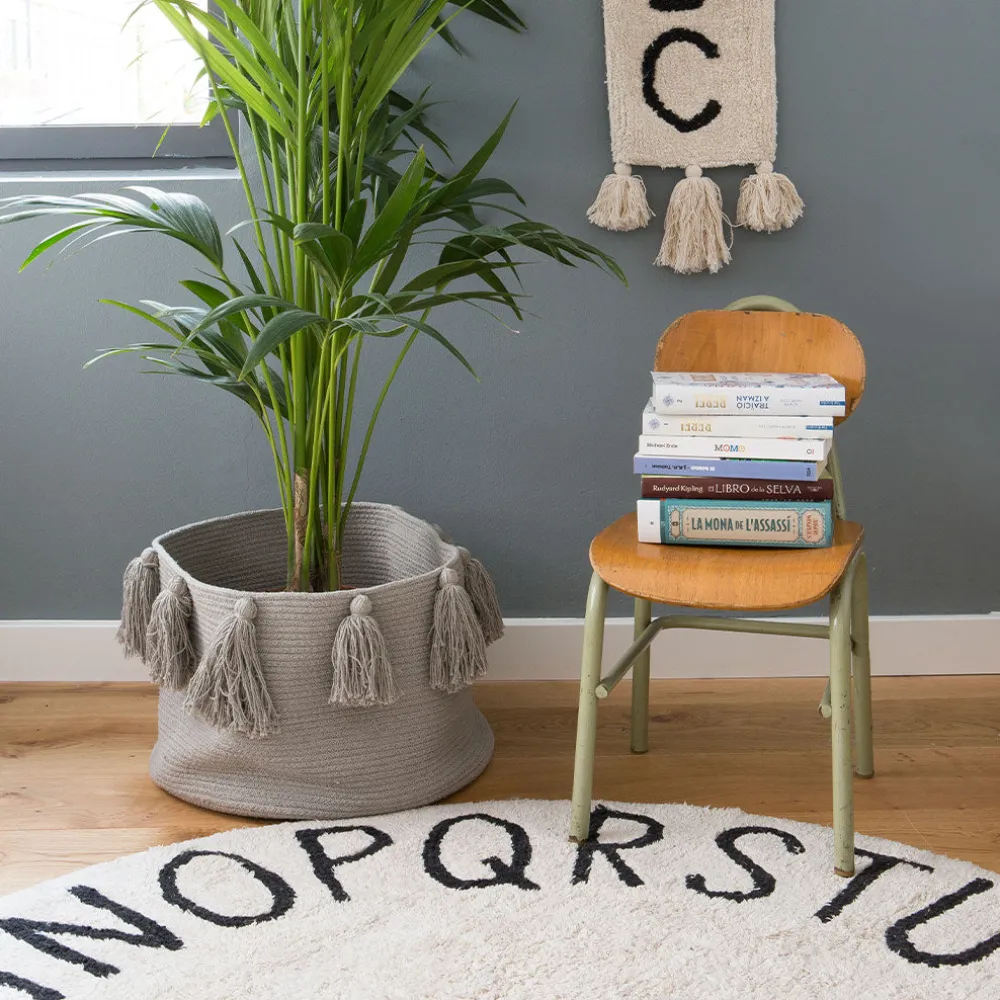 ABC Round Washable Rug