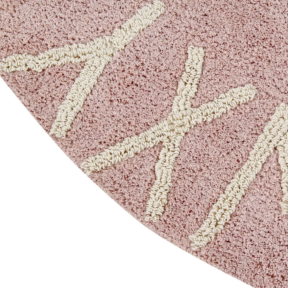 ABC Round Washable Rug