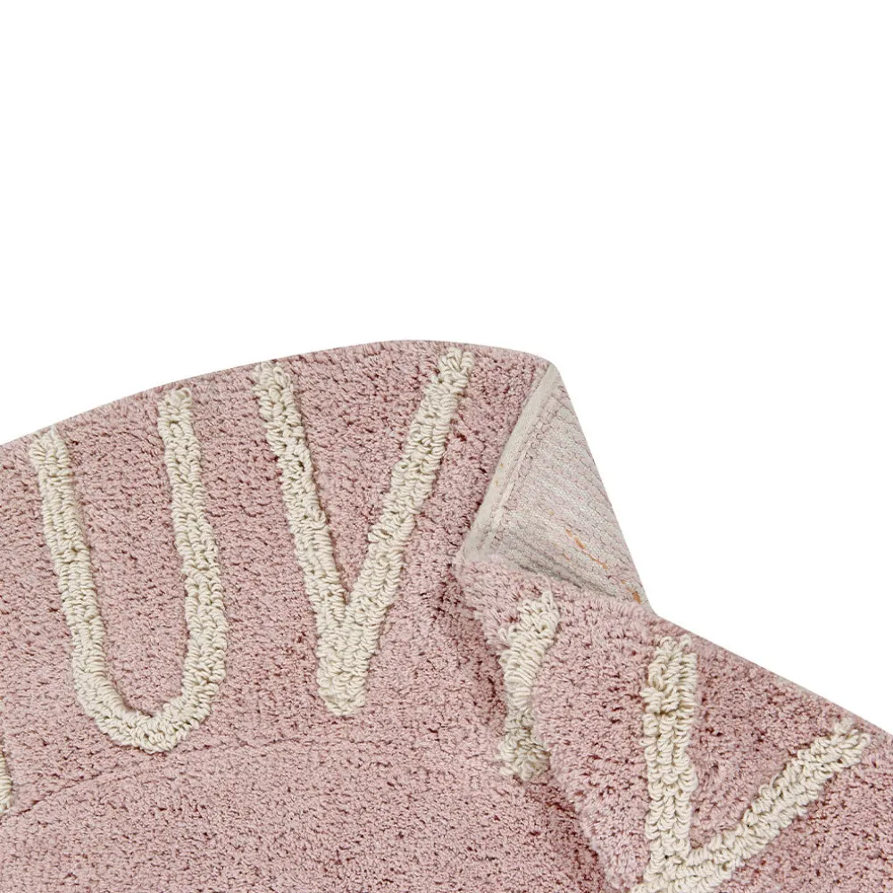 ABC Round Washable Rug