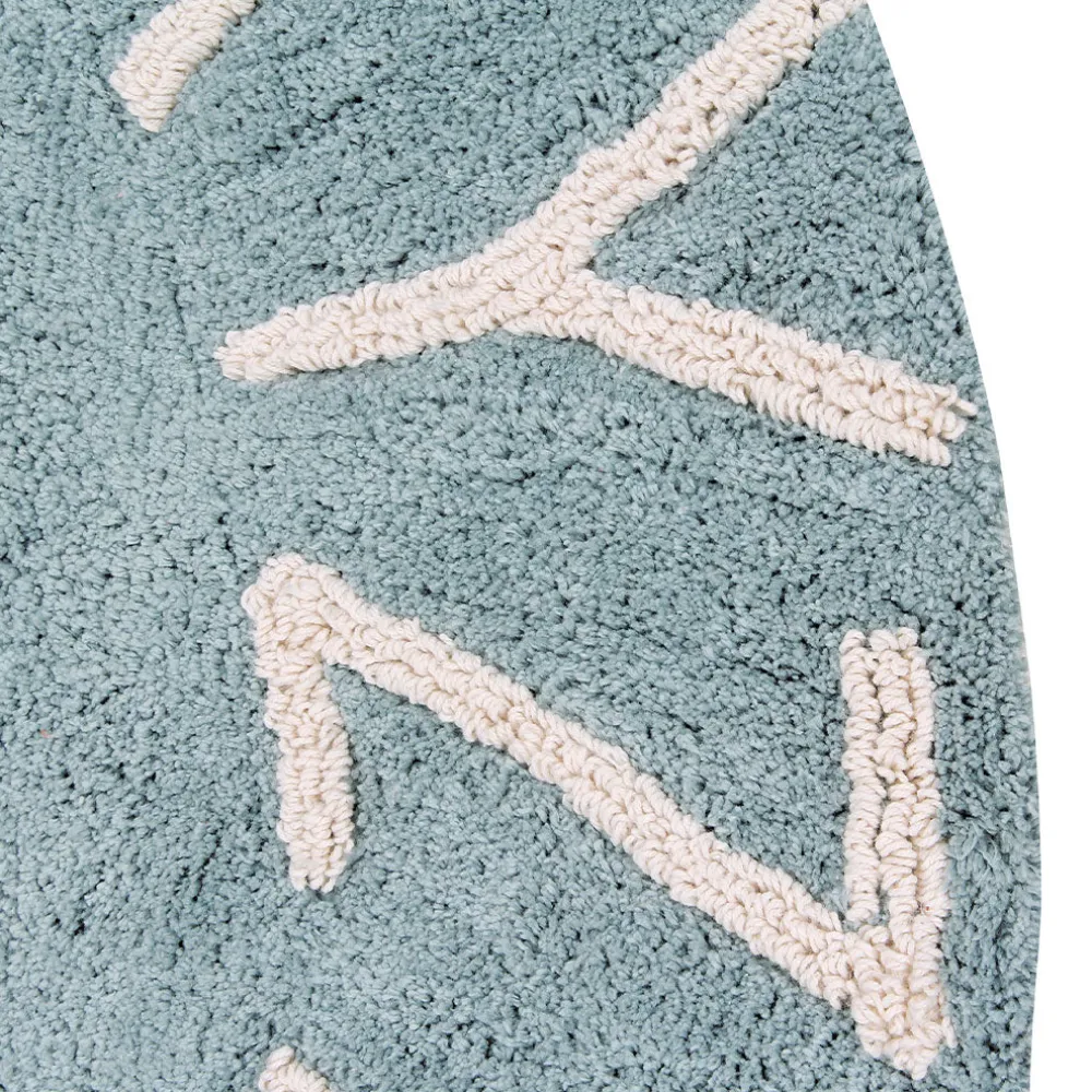 ABC Round Washable Rug