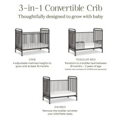 Abigail 3 in 1 Crib