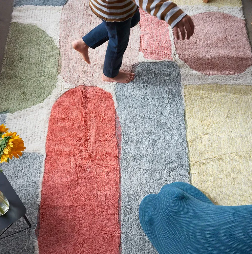 Abstract Woolable Rug