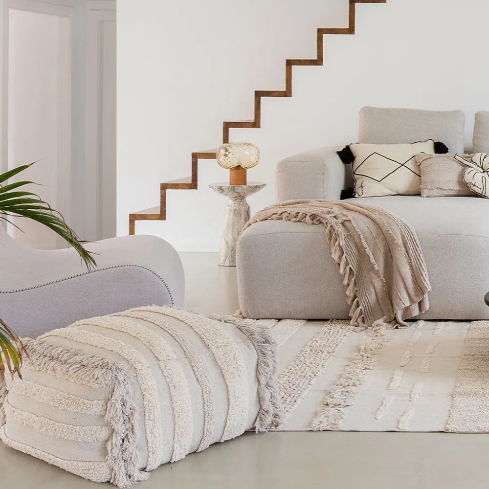 Air Natural Pouffe