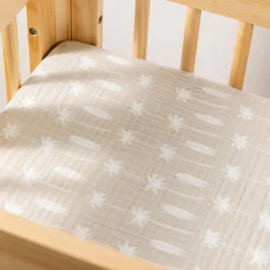 All-Stages Bassinet Sheet In GOTS Certified Organic Muslin Cotton