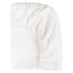 All-Stages Bassinet Sheet In GOTS Certified Organic Muslin Cotton