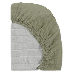 All-Stages Bassinet Sheet In GOTS Certified Organic Muslin Cotton