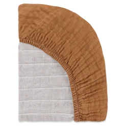 All-Stages Bassinet Sheet In GOTS Certified Organic Muslin Cotton