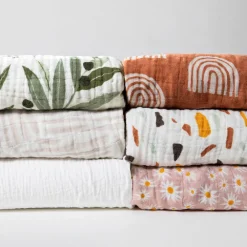 All-Stages Midi Crib Sheet In GOTS Certified Organic Muslin Cotton
