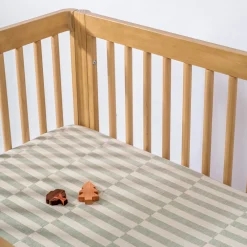 All-Stages Midi Crib Sheet In GOTS Certified Organic Muslin Cotton