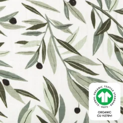 All-Stages Midi Crib Sheet In GOTS Certified Organic Muslin Cotton