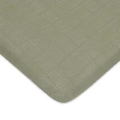 All-Stages Midi Crib Sheet In GOTS Certified Organic Muslin Cotton