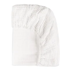 All-Stages Midi Crib Sheet In GOTS Certified Organic Muslin Cotton