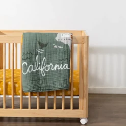 All-Stages Midi Crib Sheet In GOTS Certified Organic Muslin Cotton