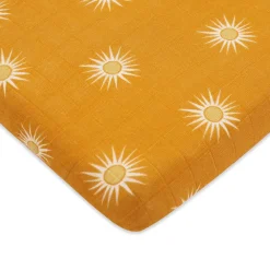 All-Stages Midi Crib Sheet In GOTS Certified Organic Muslin Cotton