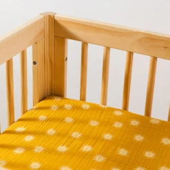 All-Stages Midi Crib Sheet In GOTS Certified Organic Muslin Cotton