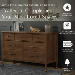 Alouette 7-Drawer Wide Assembled Dresser (56