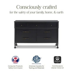 Alouette 7-Drawer Wide Assembled Dresser (56