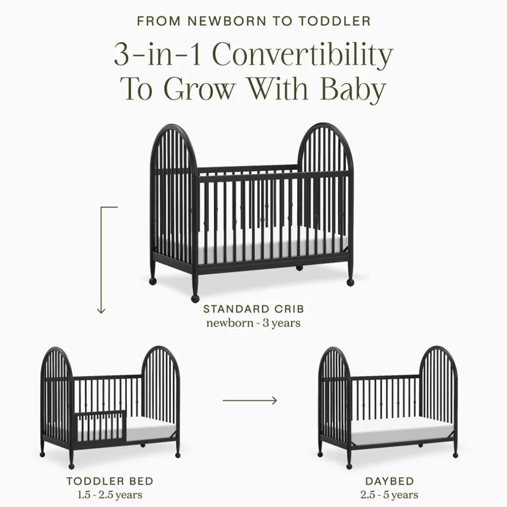 Alouette 3-in-1 Convertible Spindle Crib