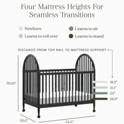 Alouette 3-in-1 Convertible Spindle Crib