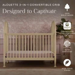 Alouette 3-in-1 Convertible Spindle Crib