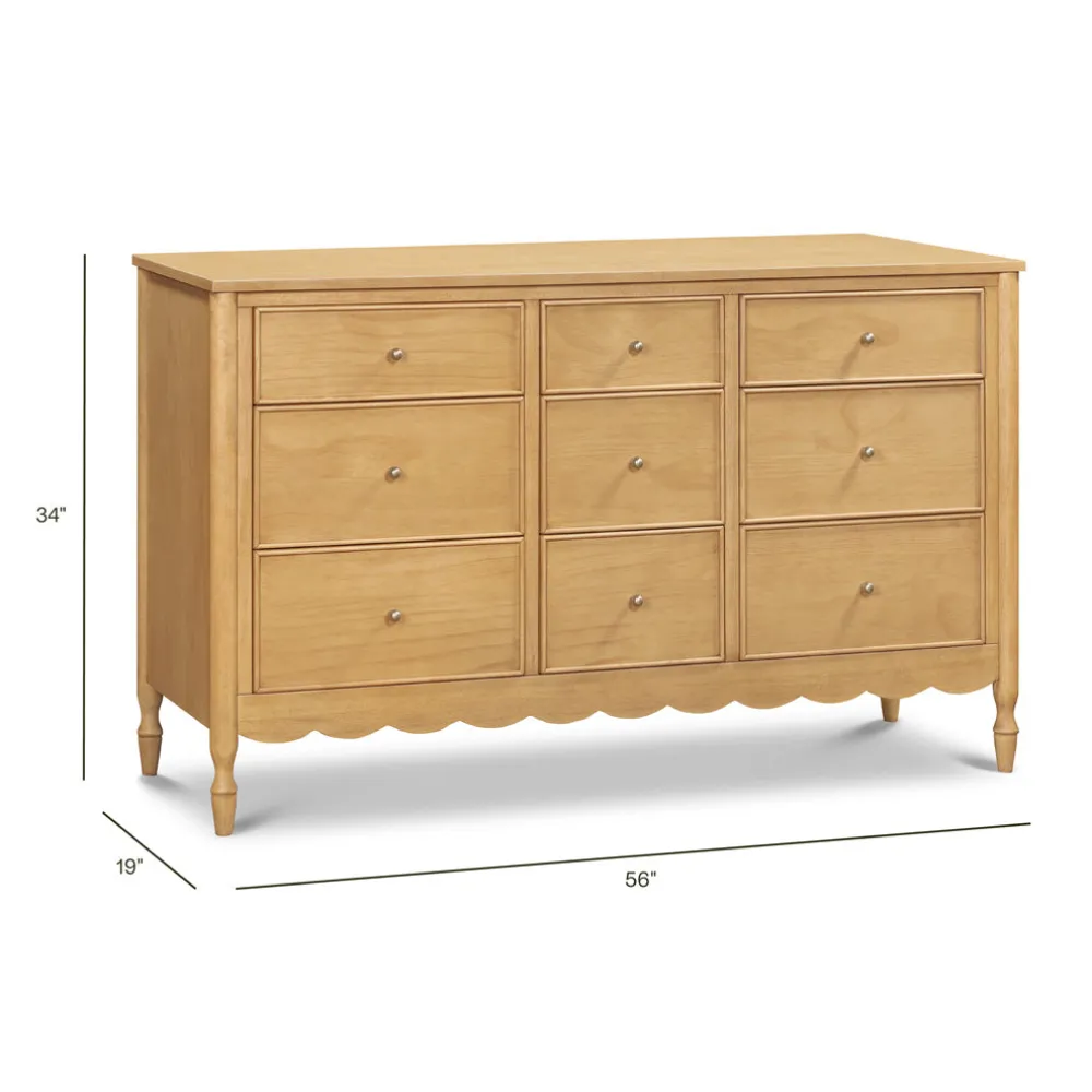 Ambrosia 9-Drawer Assembled Dresser