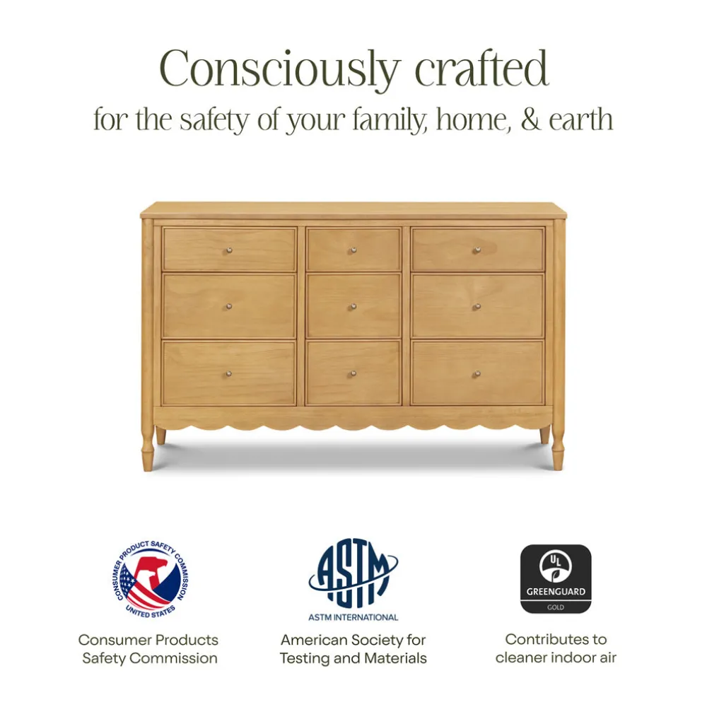 Ambrosia 9-Drawer Assembled Dresser
