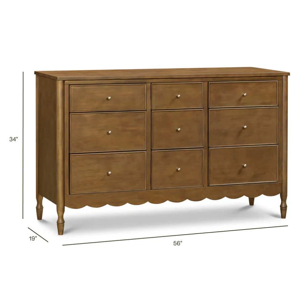 Ambrosia 9-Drawer Assembled Dresser