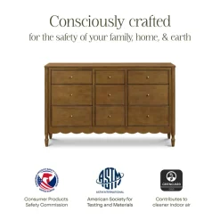 Ambrosia 9-Drawer Assembled Dresser