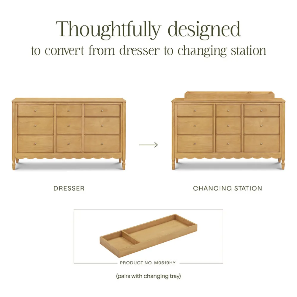 Ambrosia 9-Drawer Assembled Dresser