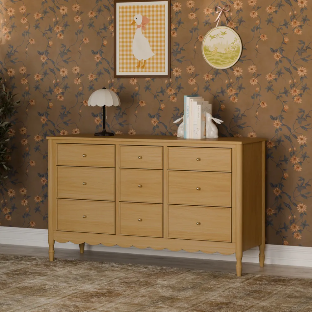 Ambrosia 9-Drawer Assembled Dresser