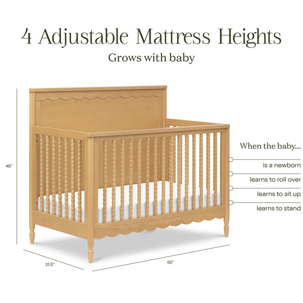 Ambrosia 4-in-1 Convertible Crib