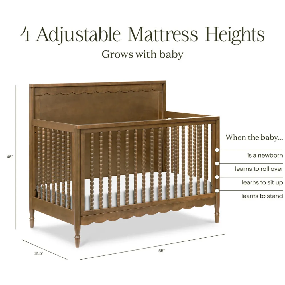 Ambrosia 4-in-1 Convertible Crib