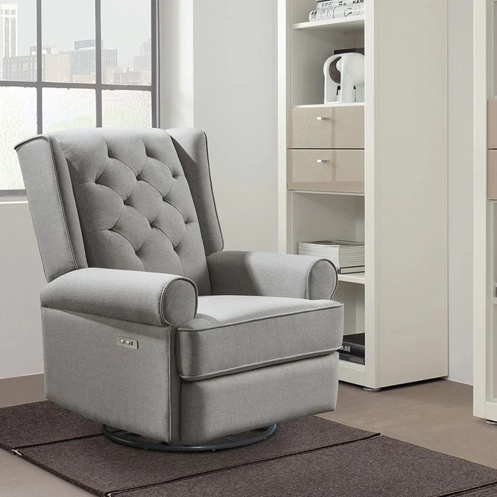 Amelia Motorized Recliner & Swivel Glider