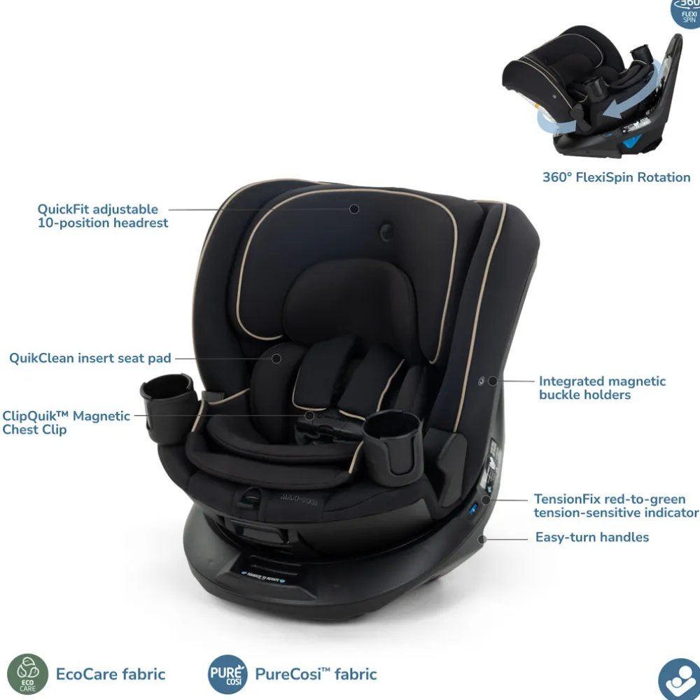 Andi 360 Rotating All-in-One Convertible Car Seat