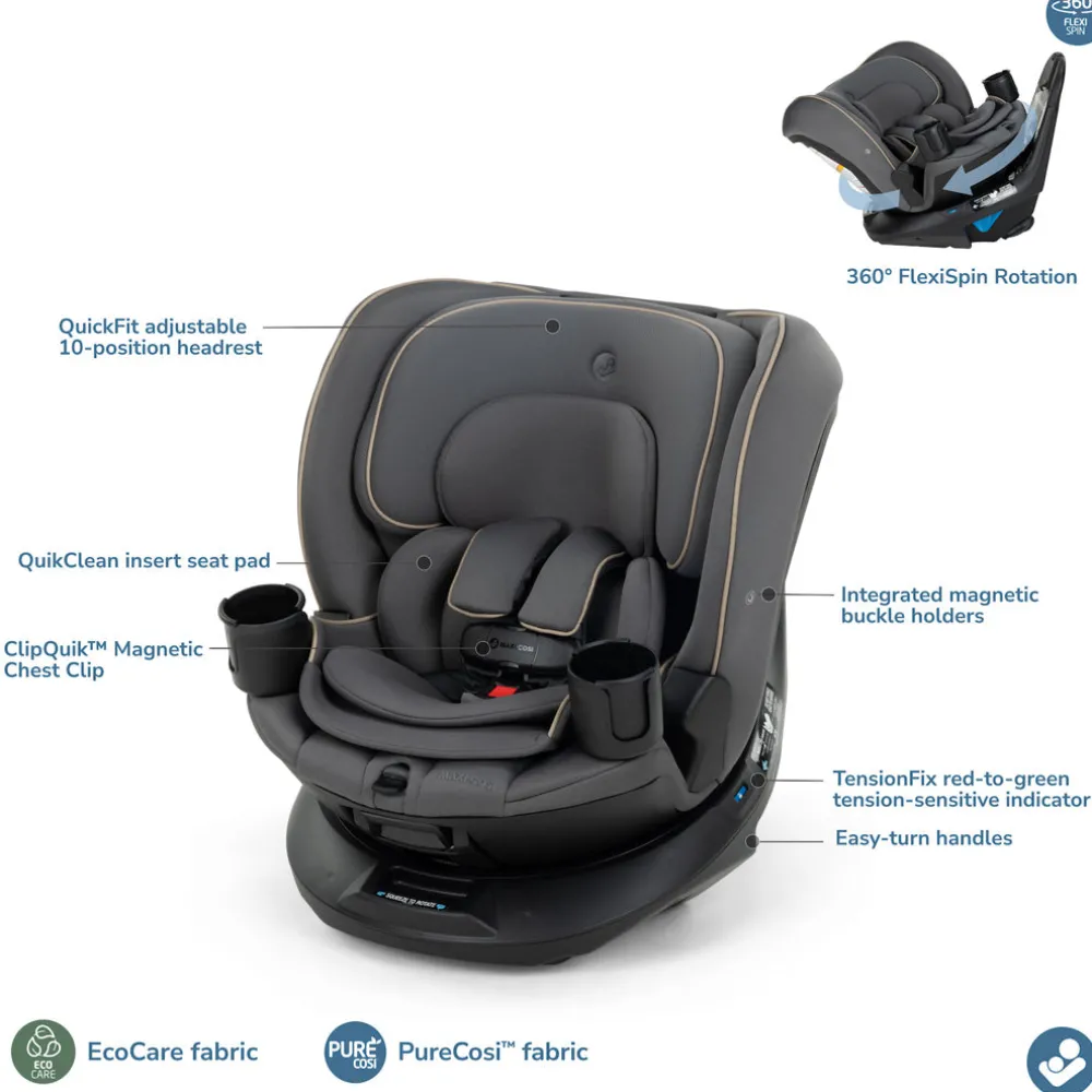 Andi 360 Rotating All-in-One Convertible Car Seat