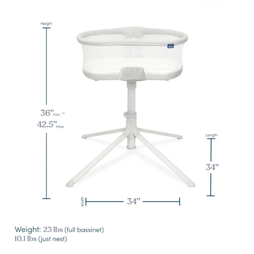 Bassinest 3.0 Soothe + FR-Free Mattress Bundle