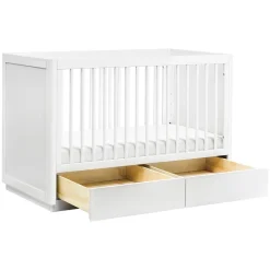 Bento 3-in-1 Convertible Storage Crib with Toddler Bed Conversion Kit