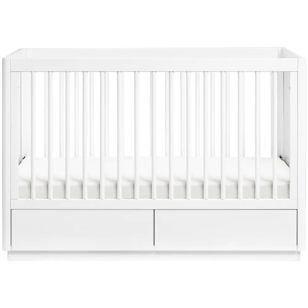 Bento 3-in-1 Convertible Storage Crib with Toddler Bed Conversion Kit
