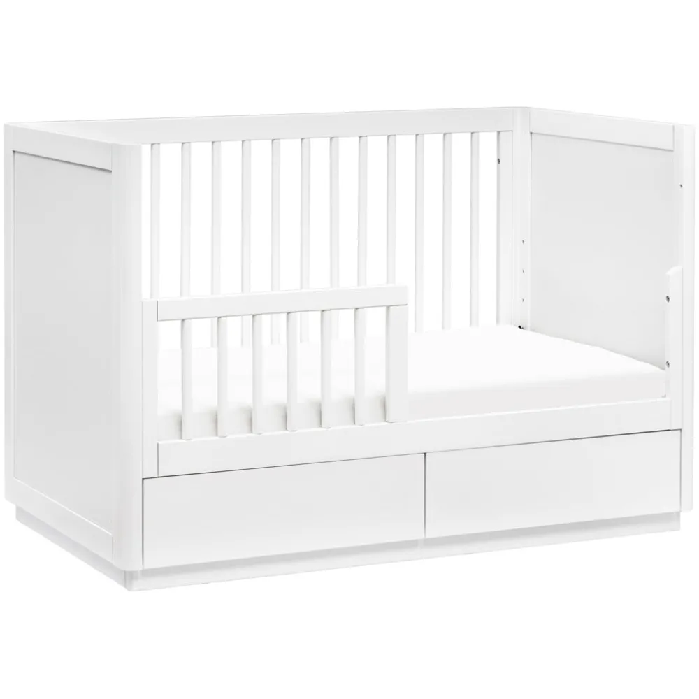 Bento 3-in-1 Convertible Storage Crib with Toddler Bed Conversion Kit