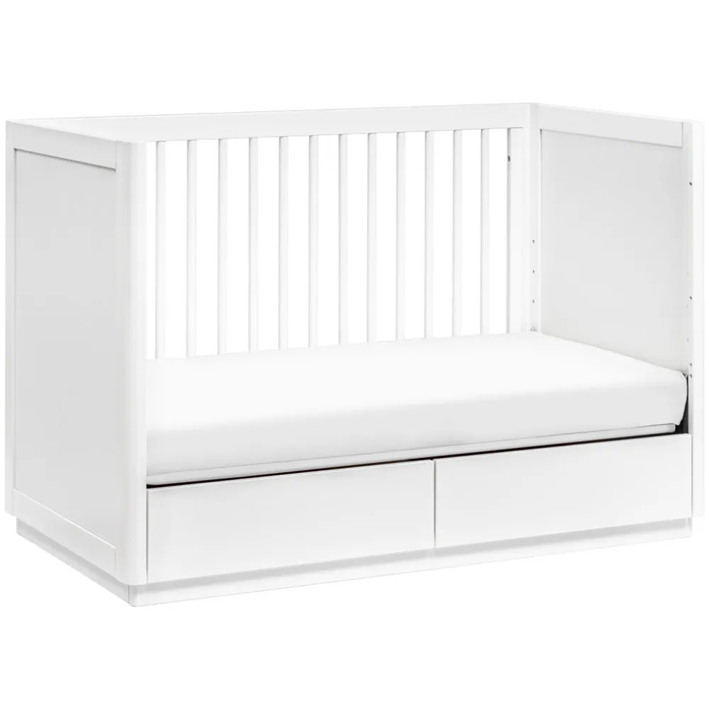Bento 3-in-1 Convertible Storage Crib with Toddler Bed Conversion Kit