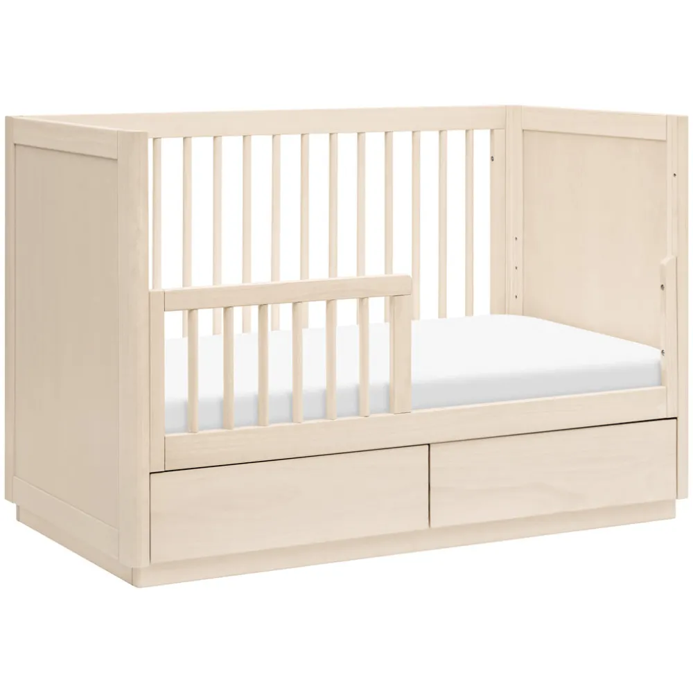 Bento 3-in-1 Convertible Storage Crib with Toddler Bed Conversion Kit