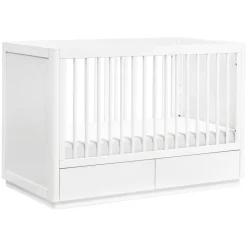 Bento 3-in-1 Convertible Storage Crib with Toddler Bed Conversion Kit