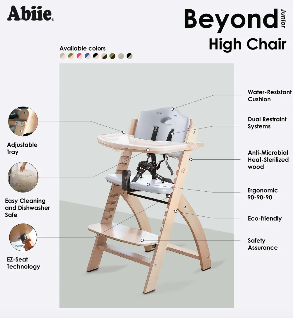 Beyond Junior Y Wooden High Chair