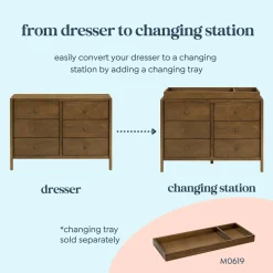 Birdie 6-Drawer Dresser