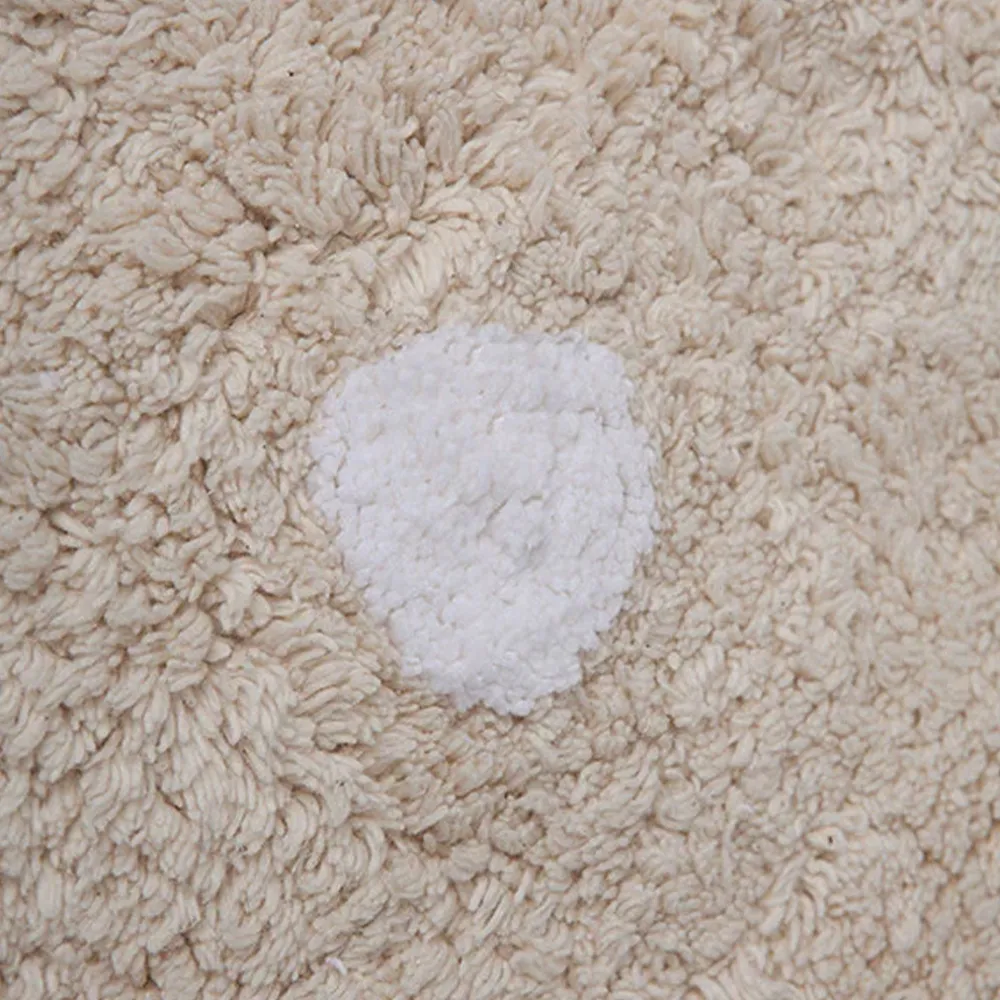Biscuit Washable Rug