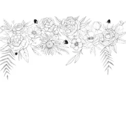 Blooming Garland Mural