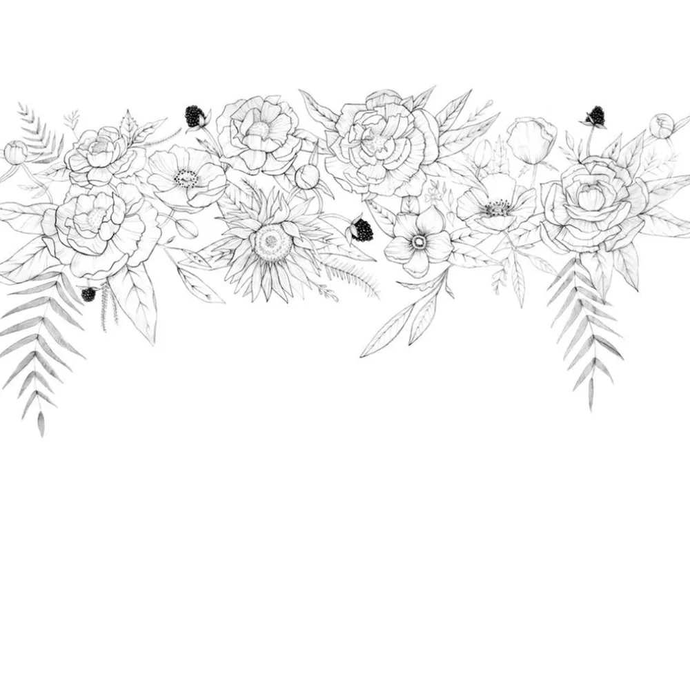 Blooming Garland Mural