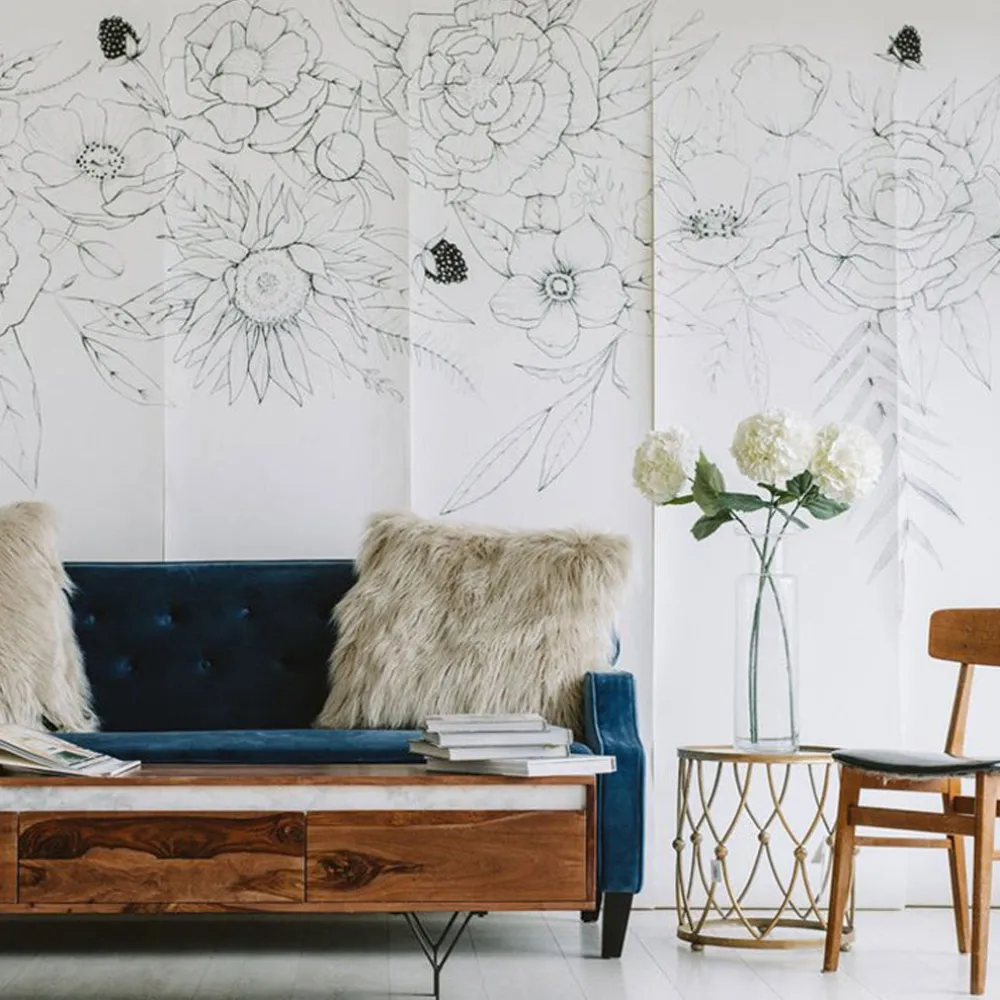 Blooming Garland Mural